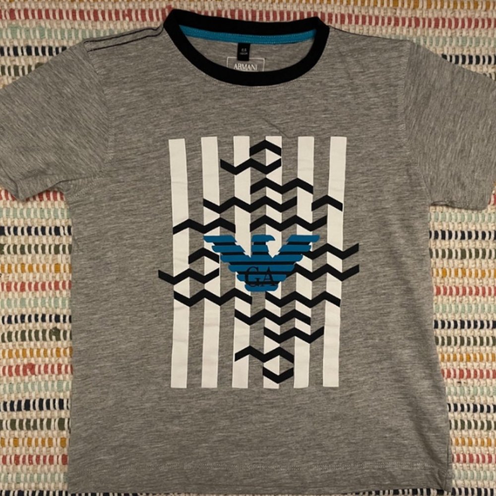 Armani Junior Boys Tshirt Top - Size 6A